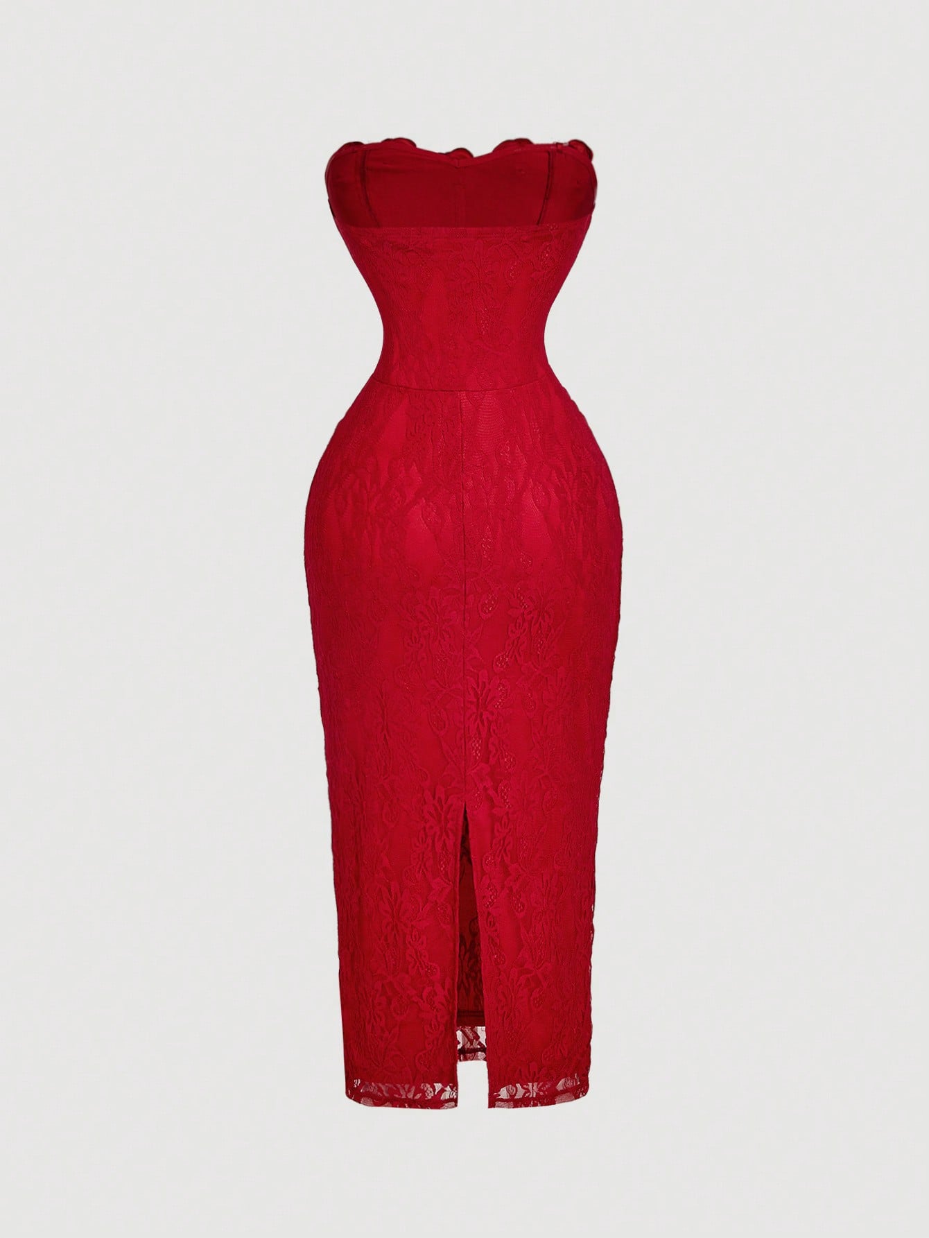 Vestido Midi Vermelho Luna