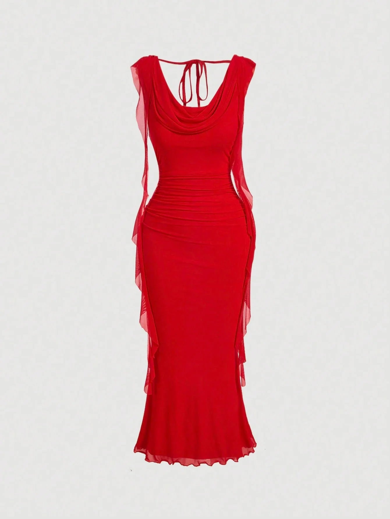 Vestido Midi Vermelho Madalena