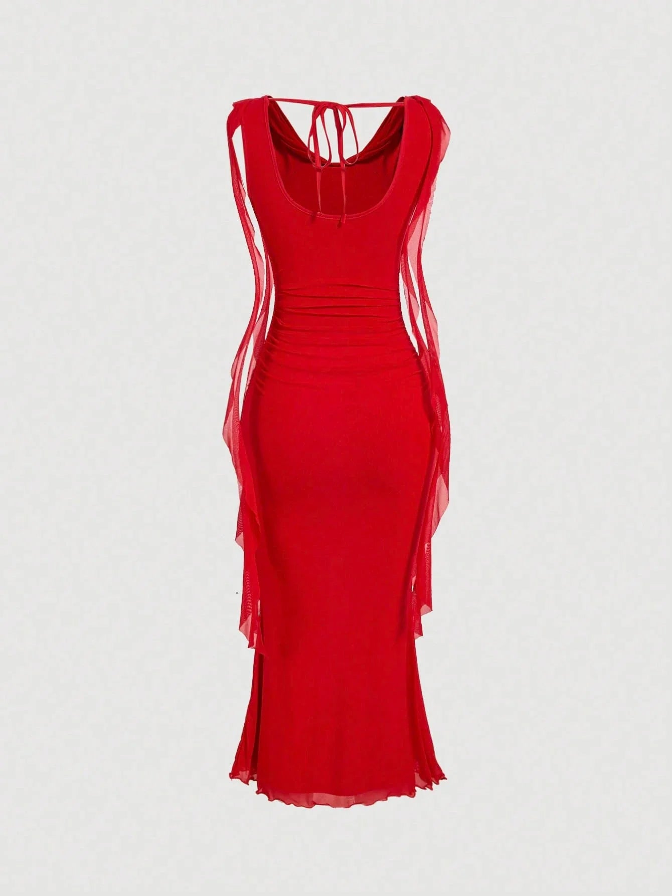 Vestido Midi Vermelho Madalena