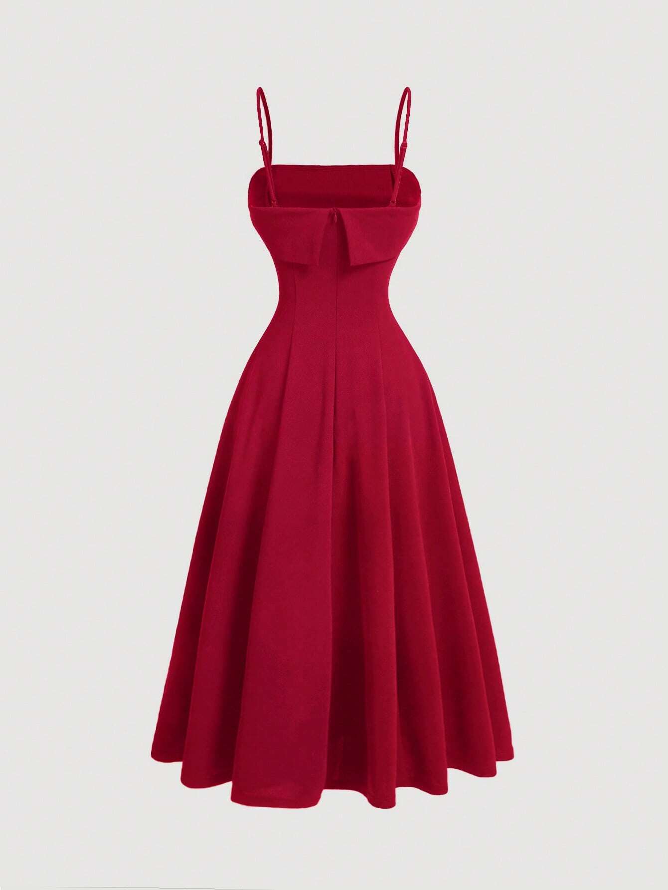 Vestido Midi Vermelho Maitê