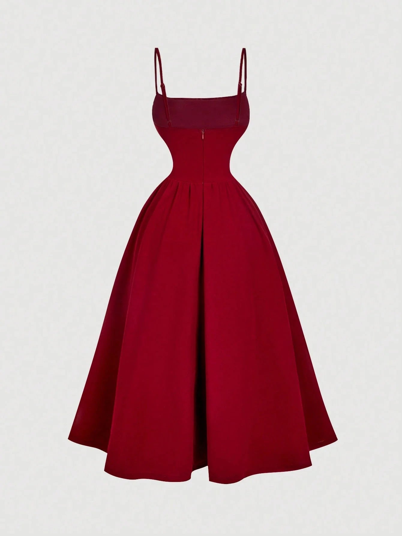 Vestido Midi Vermelho Maria Clara