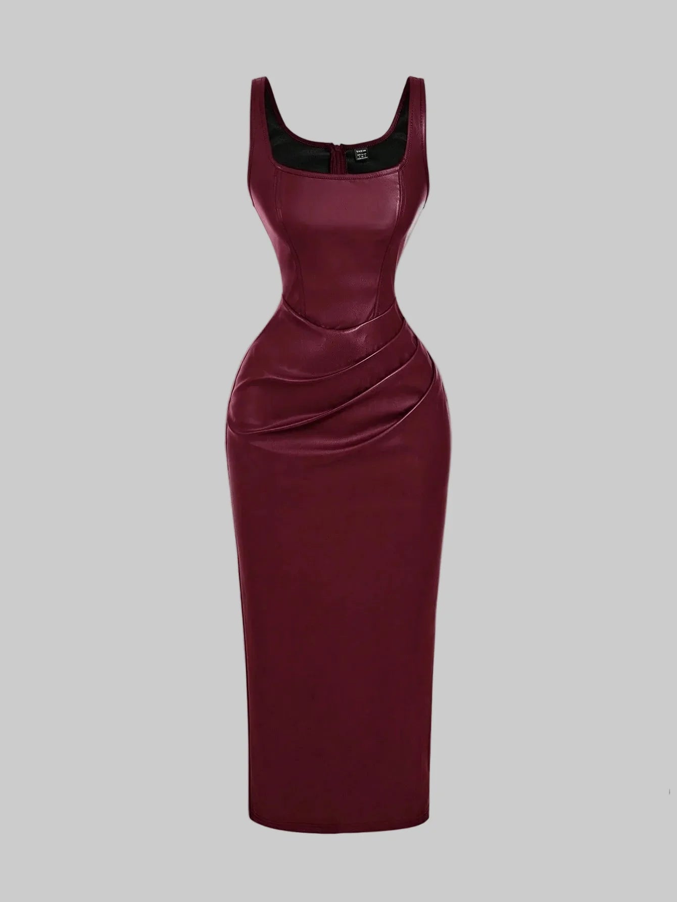 Vestido Midi Vermelho Maria Helena