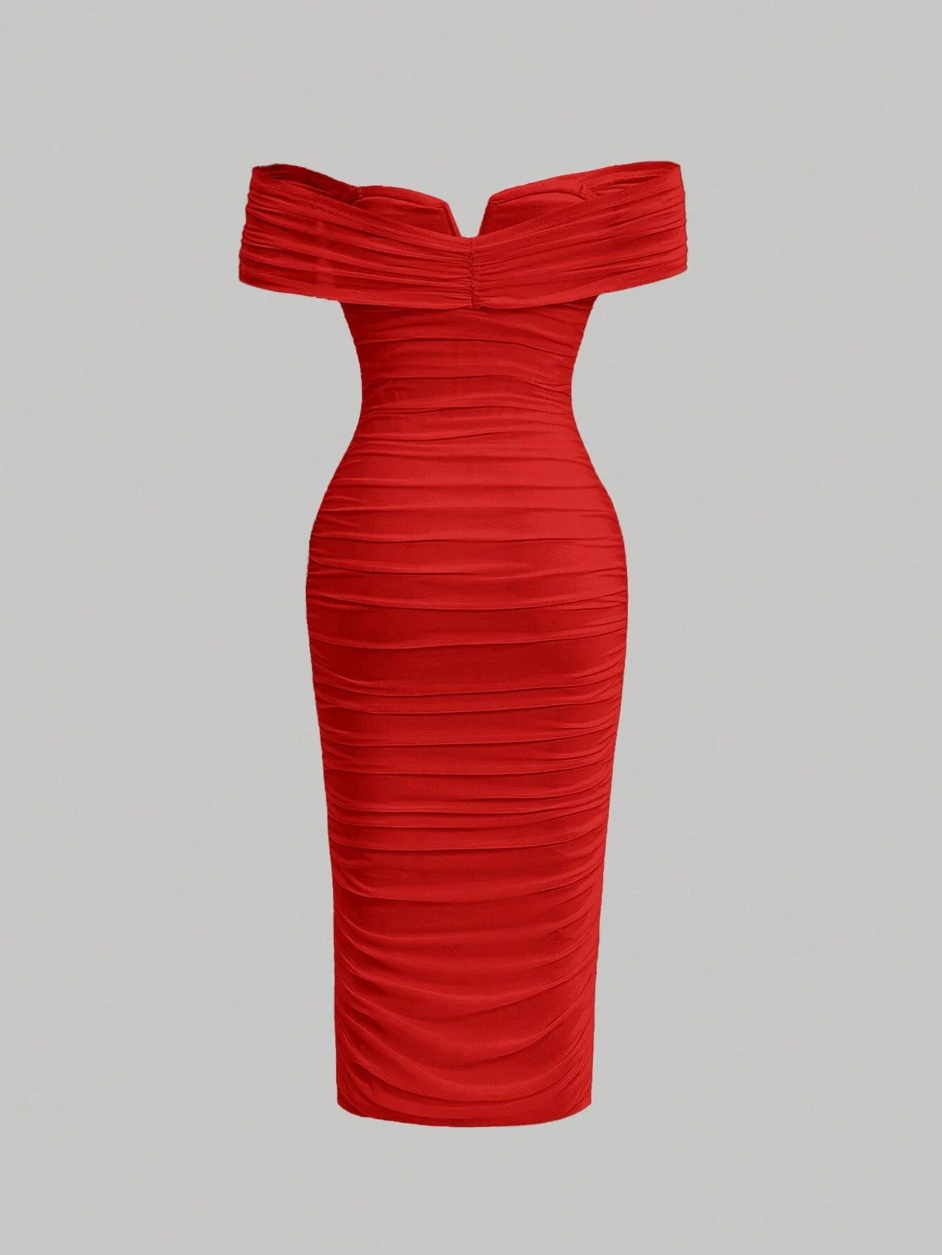 Vestido Midi Vermelho Maria Júlia