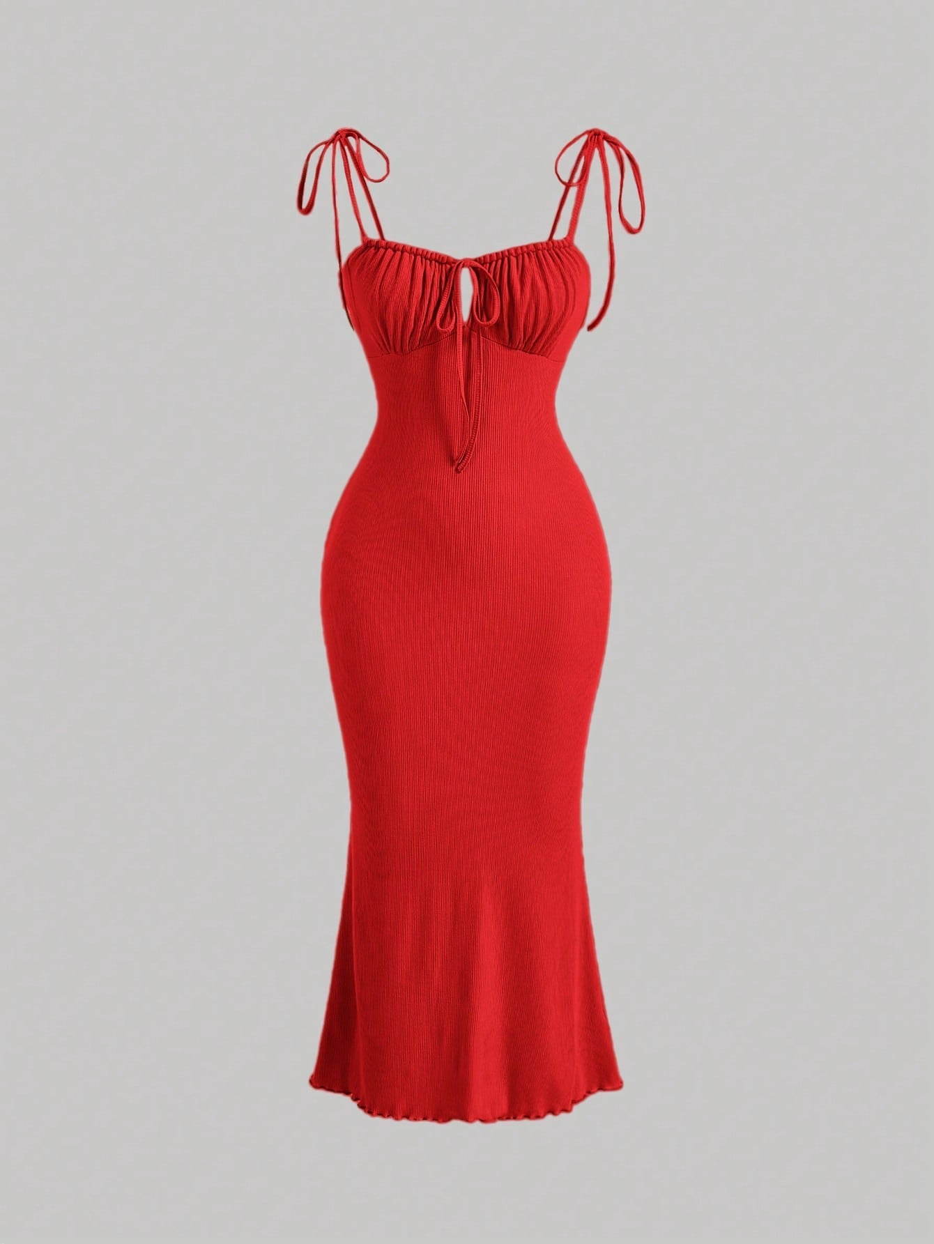 Vestido Midi Vermelho Maria Laura