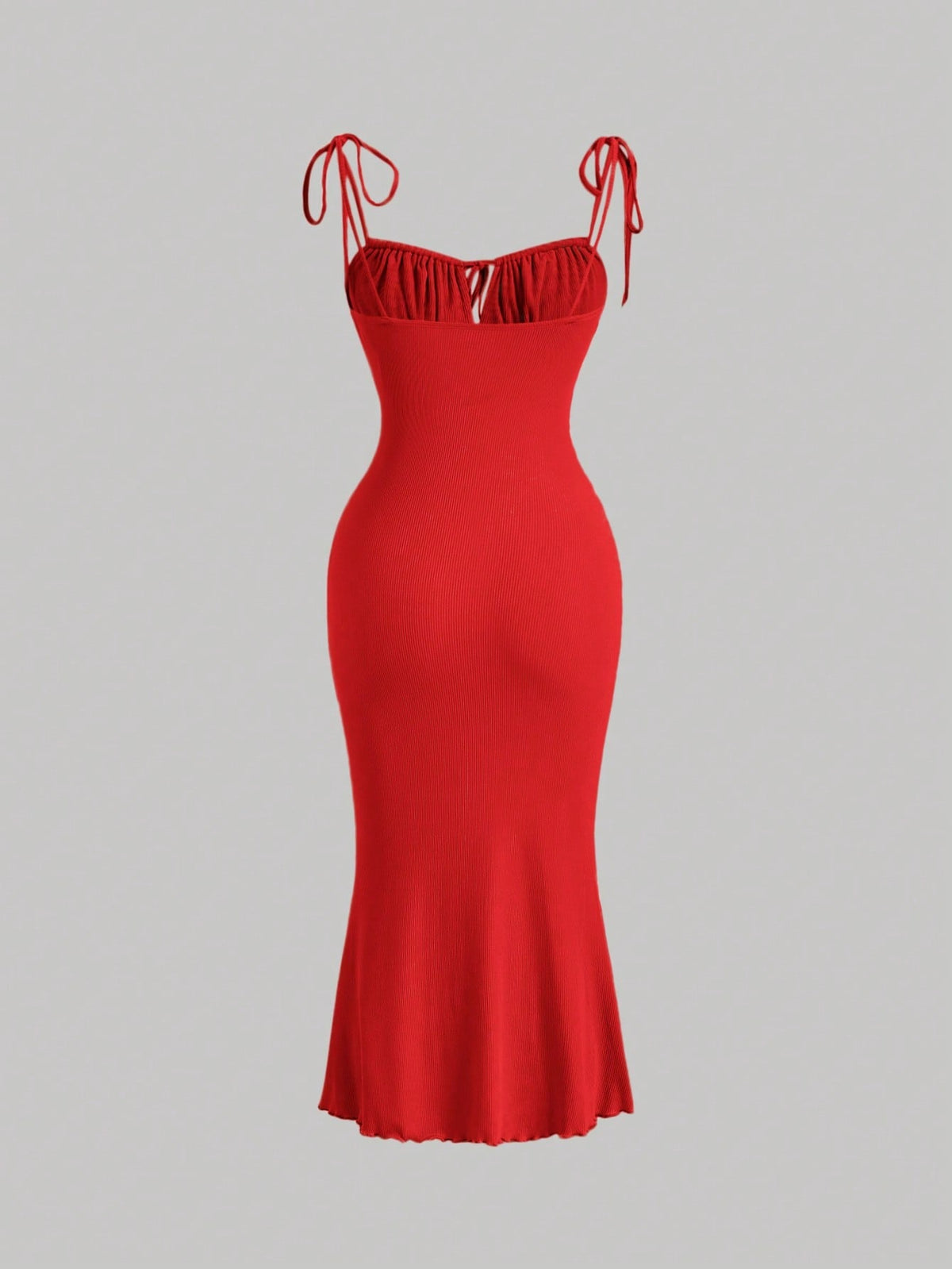 Vestido Midi Vermelho Maria Laura