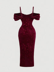 Vestido Midi Vermelho Marília