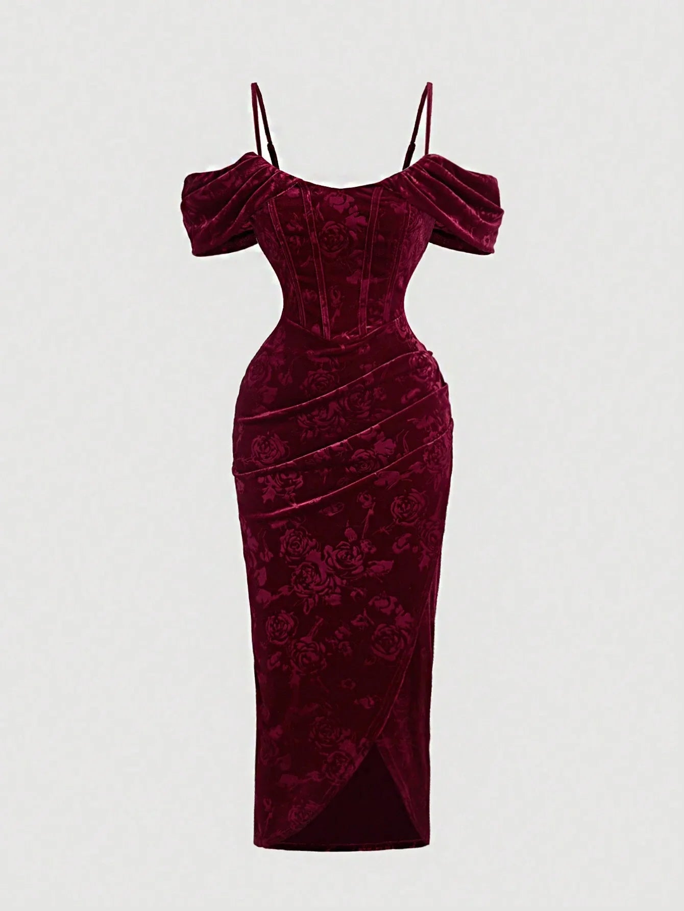 Vestido Midi Vermelho Marília