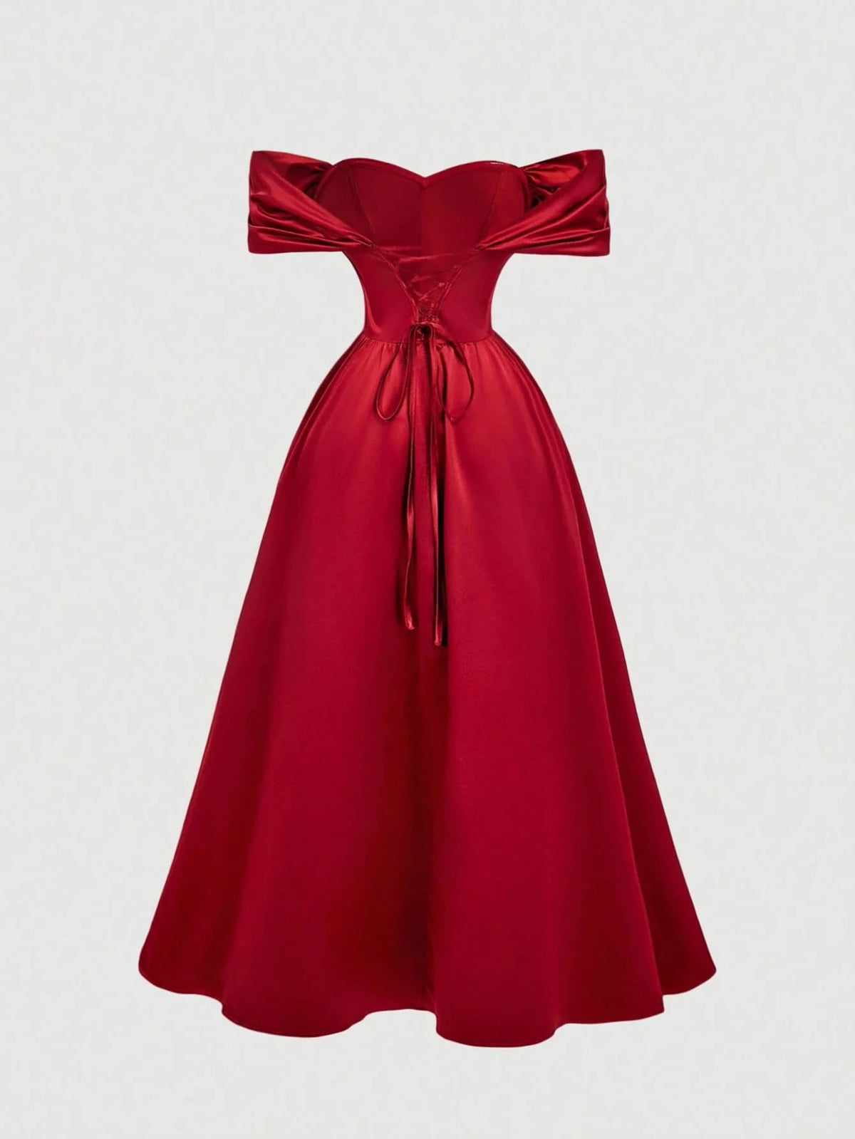 Vestido Midi Vermelho Mirela