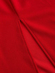 Vestido Midi Vermelho Natália