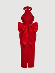 Vestido Midi Vermelho Natália