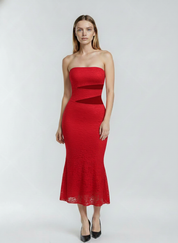 Vestido Vermelho Talita Feminino