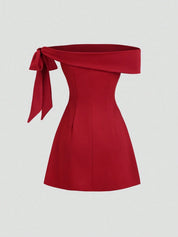 Vestido Curto Vermelho Feminino