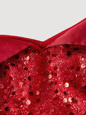 Vestido Longo Vermelho Karla em Cetim
