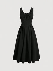 Vestido Midi Preto Nina