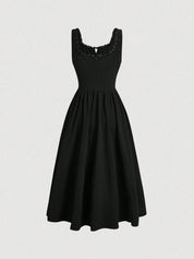 Vestido Midi Preto Nina
