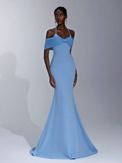 Vestido de Madrinha de Casamento Zofia Slim Fit em Malha