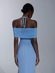 Vestido de Madrinha de Casamento Zofia Slim Fit em Malha