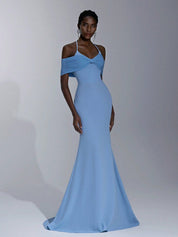 Vestido de Madrinha de Casamento Zofia Slim Fit em Malha