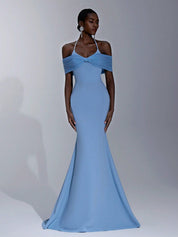 Vestido de Madrinha de Casamento Zofia Slim Fit em Malha