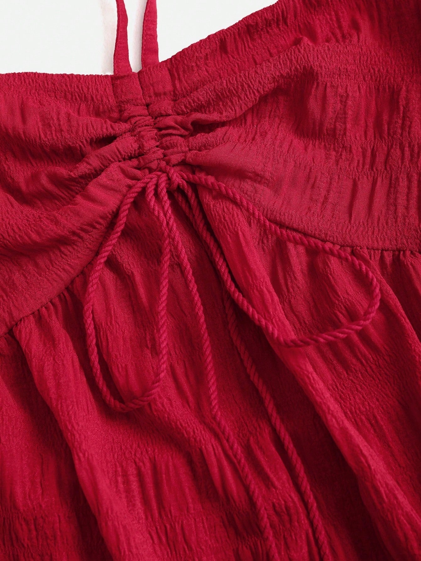 Vestido Longo Vermelho Heli Feminino com Elastano