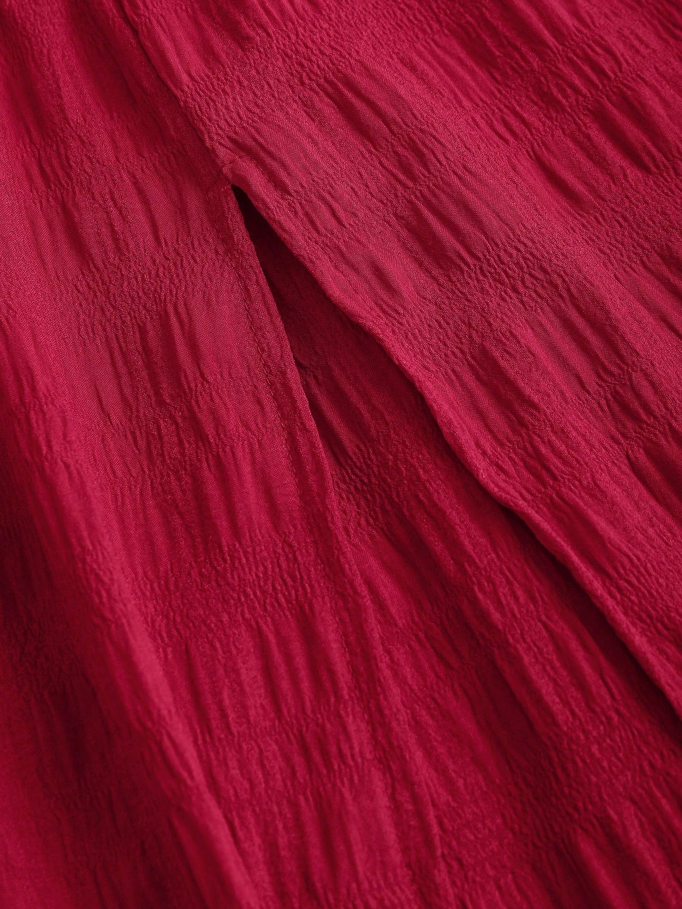 Vestido Longo Vermelho Heli Feminino com Elastano