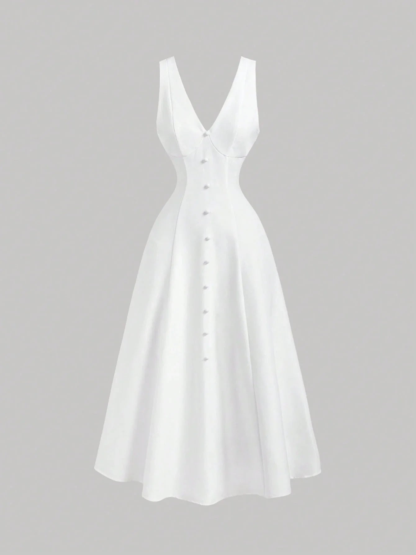 Vestido Midi Branco Milena